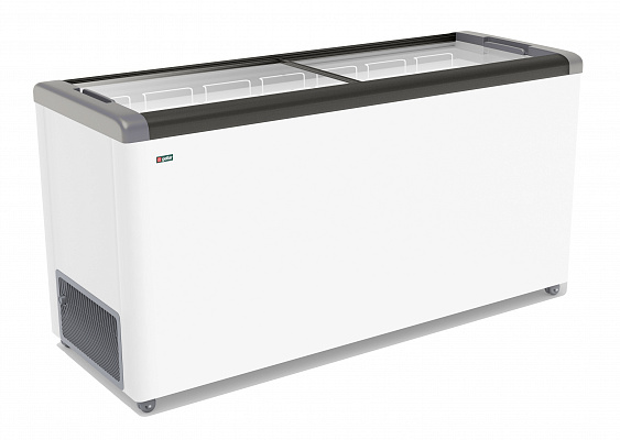 Ларь морозильный Gellar FG 600 C c прямым стеклом