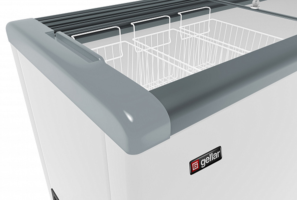 Ларь морозильный Gellar FG 700 C c прямым стеклом