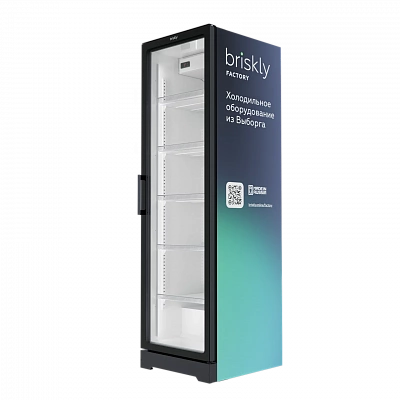 Холодильный шкаф Briskly среднетемпературный стеклянный Smart 7 Premium