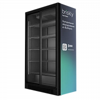 Холодильный шкаф Briskly среднетемпературный стеклянный Smart 11 Slide