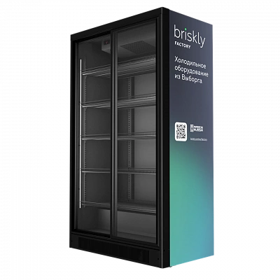 Холодильный шкаф Briskly среднетемпературный стеклянный Smart 11 Slide