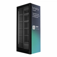 Холодильный шкаф Briskly среднетемпературный стеклянный Smart 8 Slide