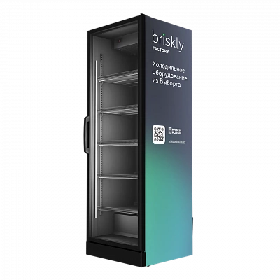 Холодильный шкаф Briskly морозильный стеклянный Smart 7 Frost