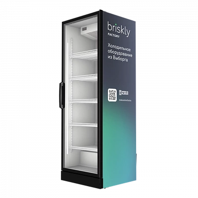 Морозильный шкаф Briskly стеклянный Smart 7 Frost